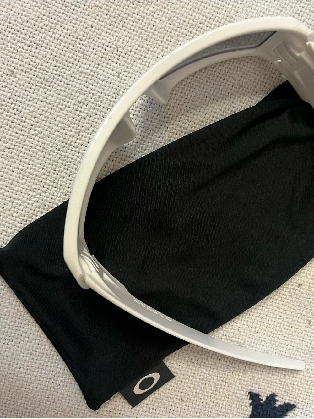 Oakley Gascan White Sunglasses with Brown Lenses